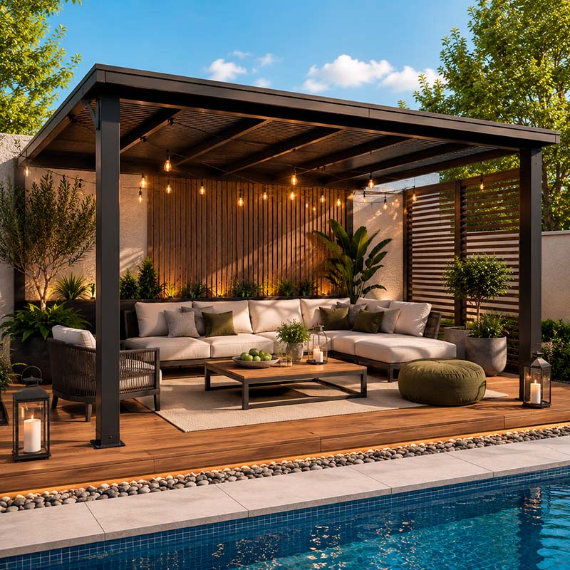 Luxury Outdoor Pergola-1